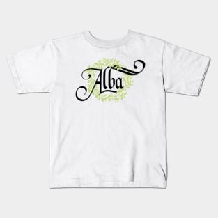 Name Alba Kids T-Shirt